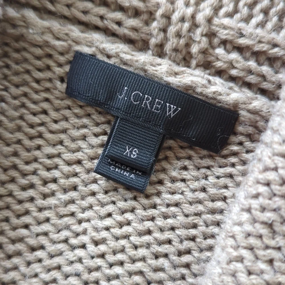 J. Crew oversized tan